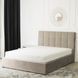 Ліжко двоспальне оксамитове MEBEL ELITE PANAMA Velvet 140x200 см Бежевий
