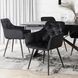 Стілець MEBEL ELITE MODESTO Velvet Чорний