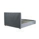 Ліжко двоспальне оксамитове 160x200 MEBEL ELITE MARI Velvet Сірий