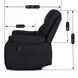 Масажне крісло MEBEL ELITE INTER 2 тканина Чорний