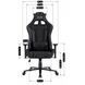 Стілець офісний поворотний MEBEL ELITE FLASH Чорний