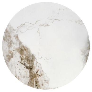 Журнальный столик CECILIA Halmar 73x73 Белый Мрамор/Серый/Золото фотография
