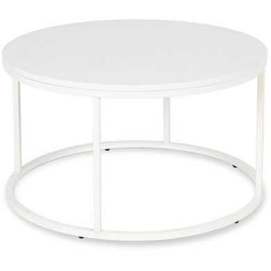 Журнальный столик ALICE MAX MEBEL ELITE 80x80 Белый фотография