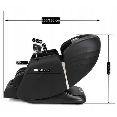 Массажное креслоMEBEL ELITE SX ULTRA PRO экокожа черный фотография