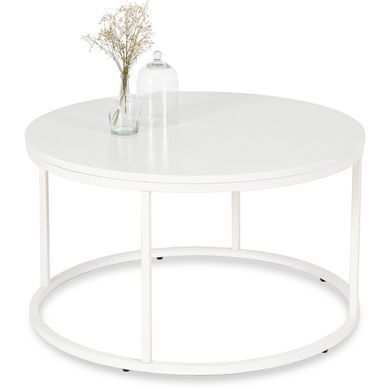 Журнальный столик ALICE MAX MEBEL ELITE 80x80 Белый фотография