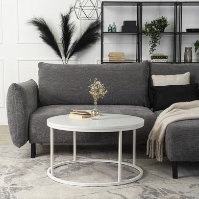 Журнальный столик ALICE MAX MEBEL ELITE 80x80 Белый фотография