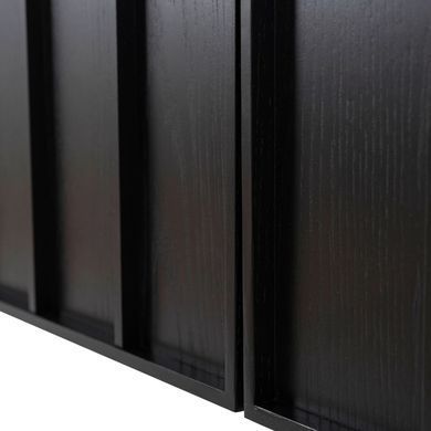 ТВ Тумба MEBEL ELITE BERGAMO 160 Черный фотография
