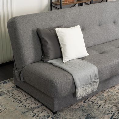 Набор из 2х раскладных диванов. MEBEL ELITE ARUBA 188 см Серый фотография