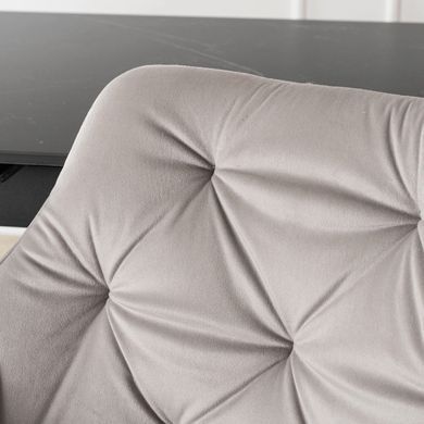 Стул MEBEL ELITE MODESTO Velvet Серый фотография