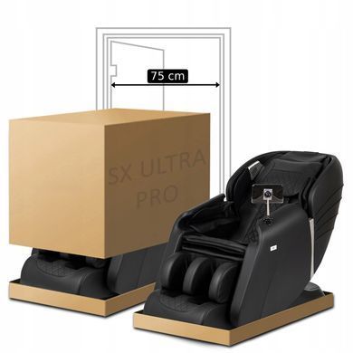 Массажное креслоMEBEL ELITE SX ULTRA PRO экокожа черный фотография