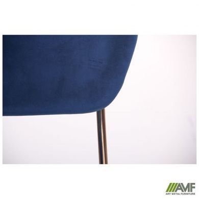 Стілець Alphabet A Velvet AMF Синій / Золото фотографія