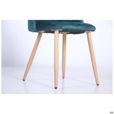 Стул Sherry beech Velvet AMF Зеленый фотография