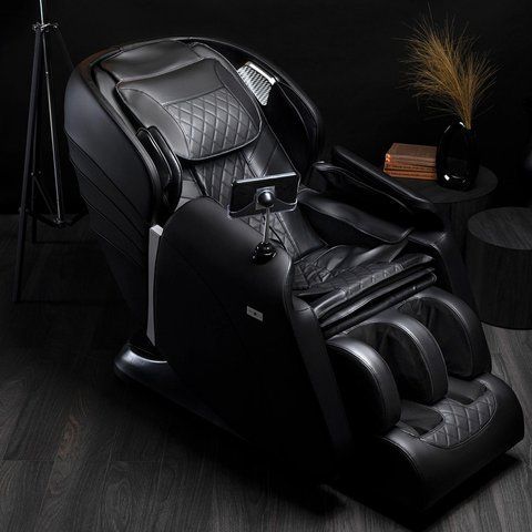 Массажное креслоMEBEL ELITE SX ULTRA PRO экокожа черный фотография