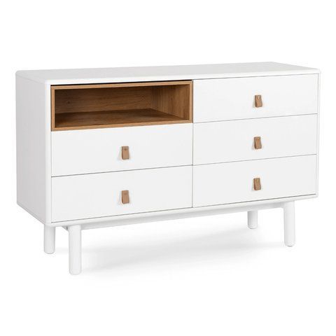 Комод MEBEL ELITE NAOMI Білий фотографія