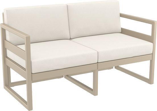 Комплект меблів для тераси Siesta Onto Mykonos Lounge Set Taupe Бежевий