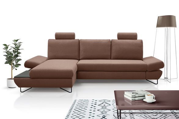Диван кутовий розкладний LOFT на ніжках Perfect Home Польща Зелений фотографія