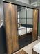 Шафа для одягу Perfect Home Мілтон / Milton 4-дверна з дзеркалом 4D2S/220 Каштан/антрацит