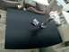 Стол раскладной TMM-50-2 VETRO 110x70 Черный Матовый
