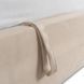Ліжко двоспальне MEBEL ELITE HAGA Velvet 160x200 см Кремовий
