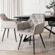 Стул MEBEL ELITE MODESTO Velvet Серый