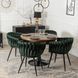 Стул бархатный MEBEL ELITE ELENA Velvet Зеленый фотография