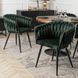 Стул бархатный MEBEL ELITE ELENA Velvet Зеленый