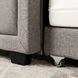 Кровать односпальная бархатная MEBEL ELITE ELIF Velvet 90x200 см с дополнительным спальным местом Серый