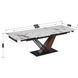 Стол раскладной MEBEL ELITE REX 180(240)х90 см Белый/орех