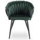 Стул бархатный MEBEL ELITE ELENA Velvet Зеленый