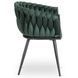 Стул бархатный MEBEL ELITE ELENA Velvet Зеленый
