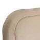 Ліжко двоспальне MEBEL ELITE HAGA Velvet 160x200 см Кремовий