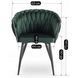 Стул бархатный MEBEL ELITE ELENA Velvet Зеленый