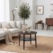 Журнальний столик MEBEL ELITE PAULO 60x60 Горіх/чорний
