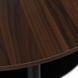 Журнальний столик MEBEL ELITE PAULO 60x60 Горіх/чорний