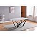 Стол DALI CERAMIC Intarsio 180х90 Белый Эффект Мрамора