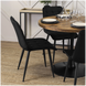 Стул бархатный MEBEL ELITE GOMEZ Velvet, Черный