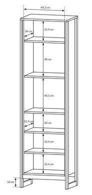 Стенка Perfect Home Арден / Arden Дуб санд гранж/матера фотография