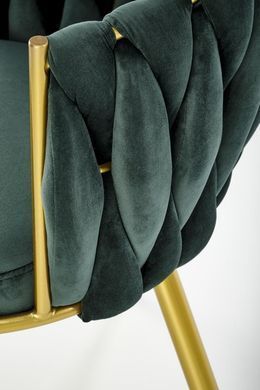 Стул K-517 Velvet Halmar Зеленый фотография