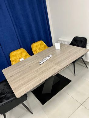 Стіл розкладний TML-680 VETRO 160(200)x90 Попільний Дуб фотографія