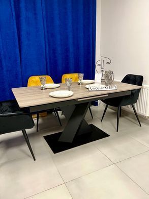 Стіл розкладний TML-680 VETRO 160(200)x90 Попільний Дуб фотографія