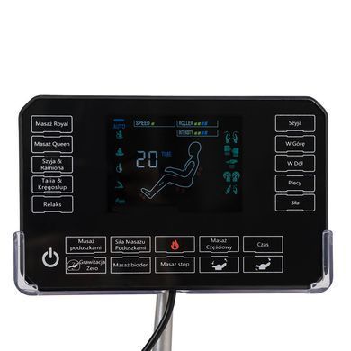 Масажне крісло MEBEL ELITE SX ULTRA PRO екошкіра Сірий фотографія