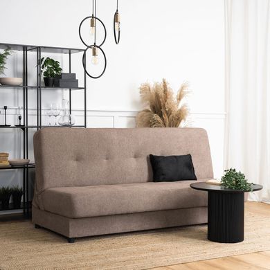 Набір з 2х диванів розкладних MEBEL ELITE ARUBA 188 см Коричневий фотографія