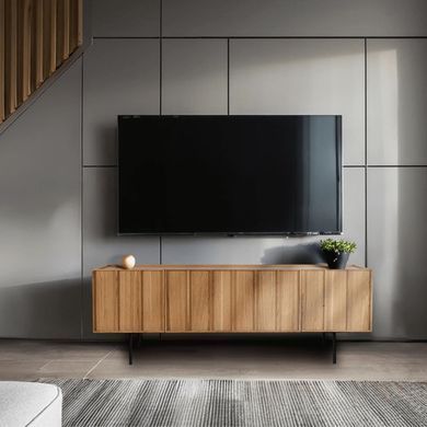 ТВ Тумба MEBEL ELITE BERGAMO 160 Дуб фотографія
