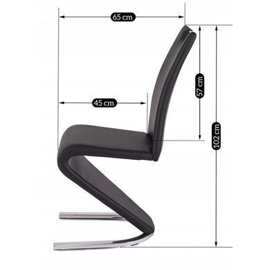 Стул MEBEL ELITE GAMIS Черный фотография