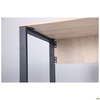 Компьютерный стол Pluto AMF 120х60 Дуб Эндгрейн/Черный графит фотография