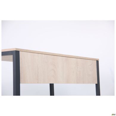 Компьютерный стол Pluto AMF 120х60 Дуб Эндгрейн/Черный графит фотография