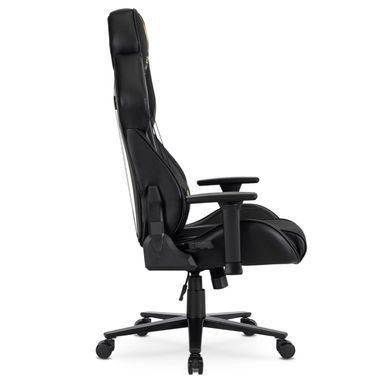 Стул офисный поворотный MEBEL ELITE FURY Черный/Желтый фотография