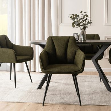 Стул MEBEL ELITE NAWARA Зеленый фотография