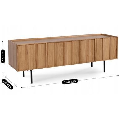 ТВ Тумба MEBEL ELITE BERGAMO 160 Дуб фотографія