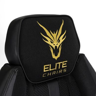 Стул офисный поворотный MEBEL ELITE FURY Черный/Желтый фотография